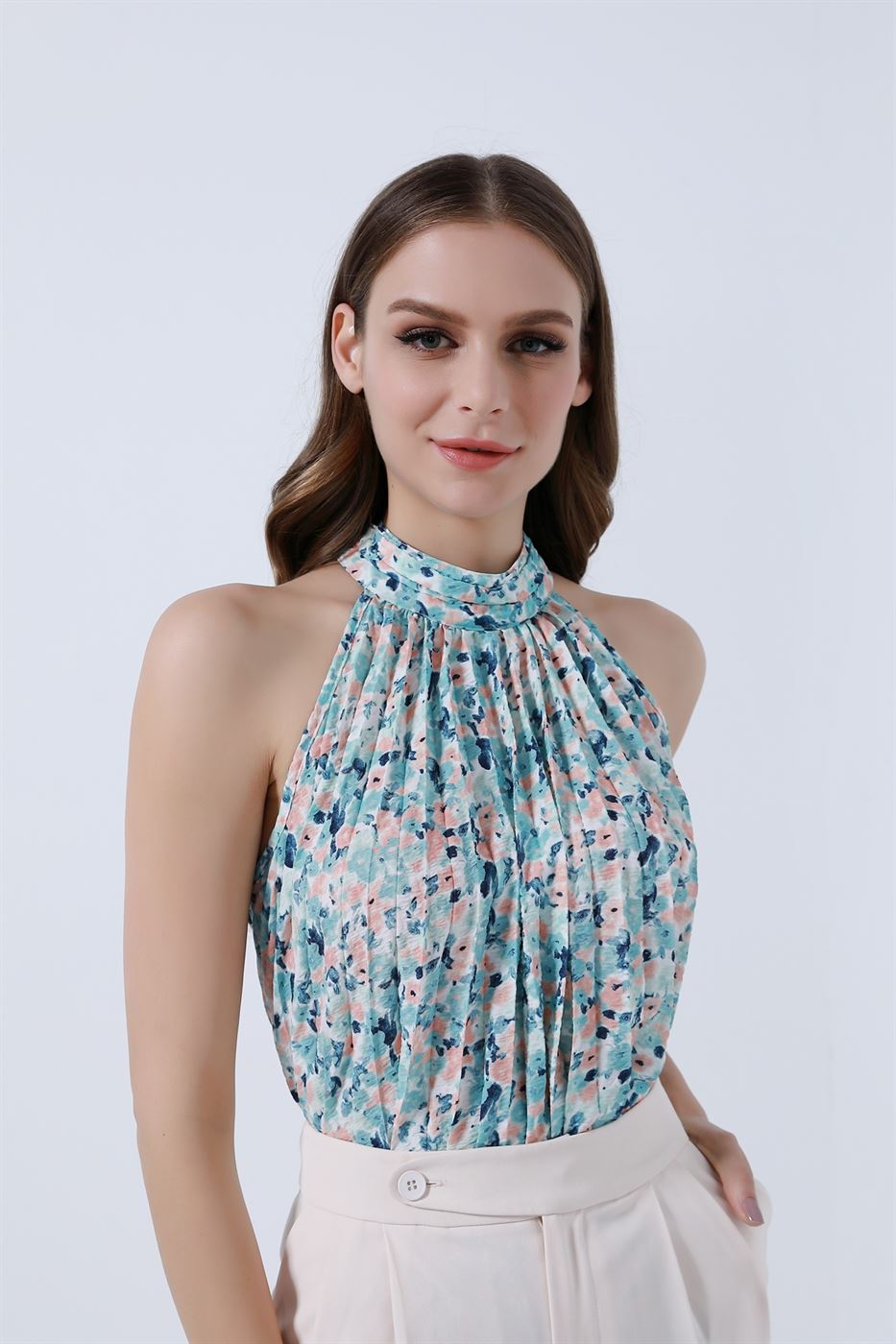 Halter Neckline Top - Femi9 EG