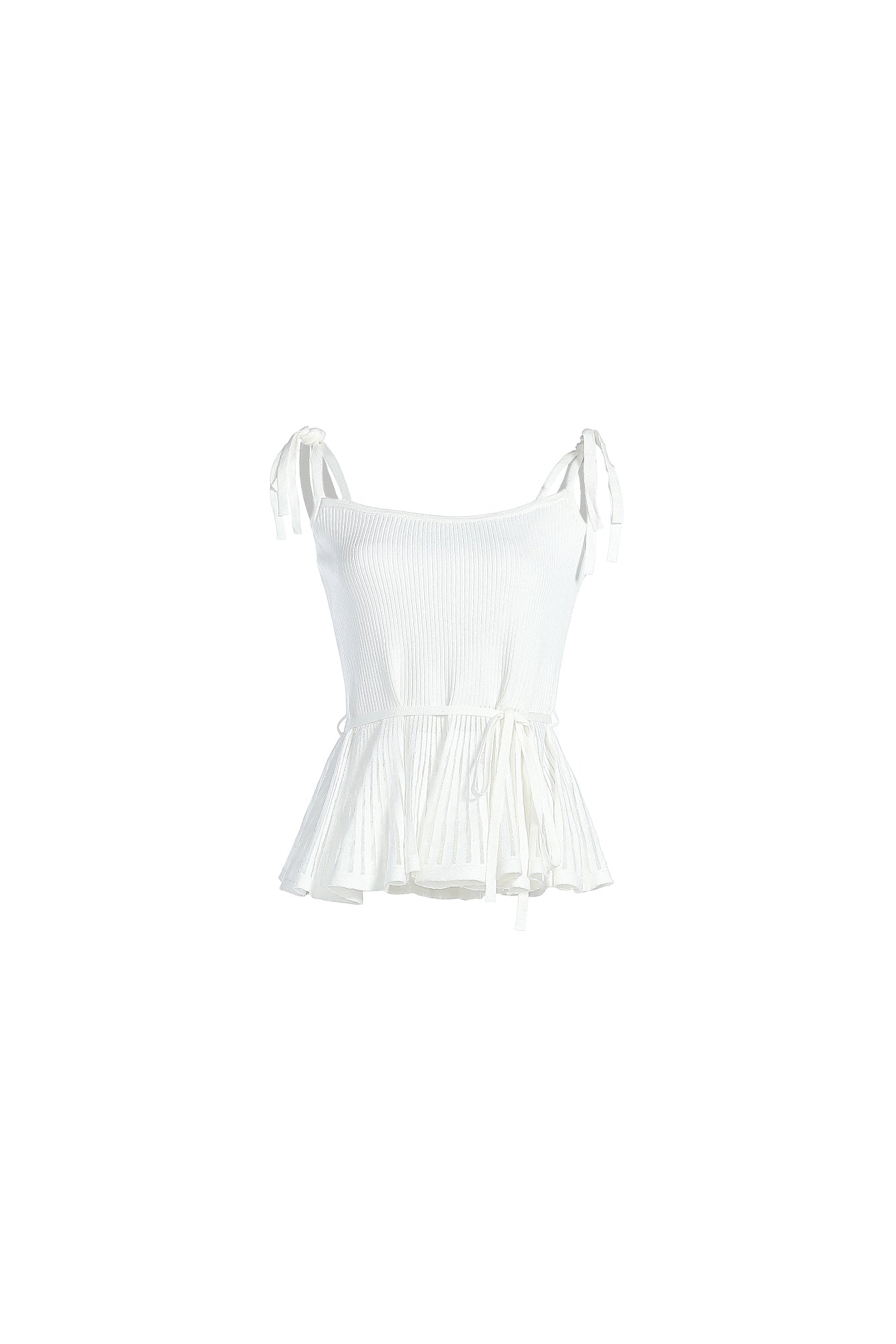 Ruffled Knitted Top - Femi9 EG