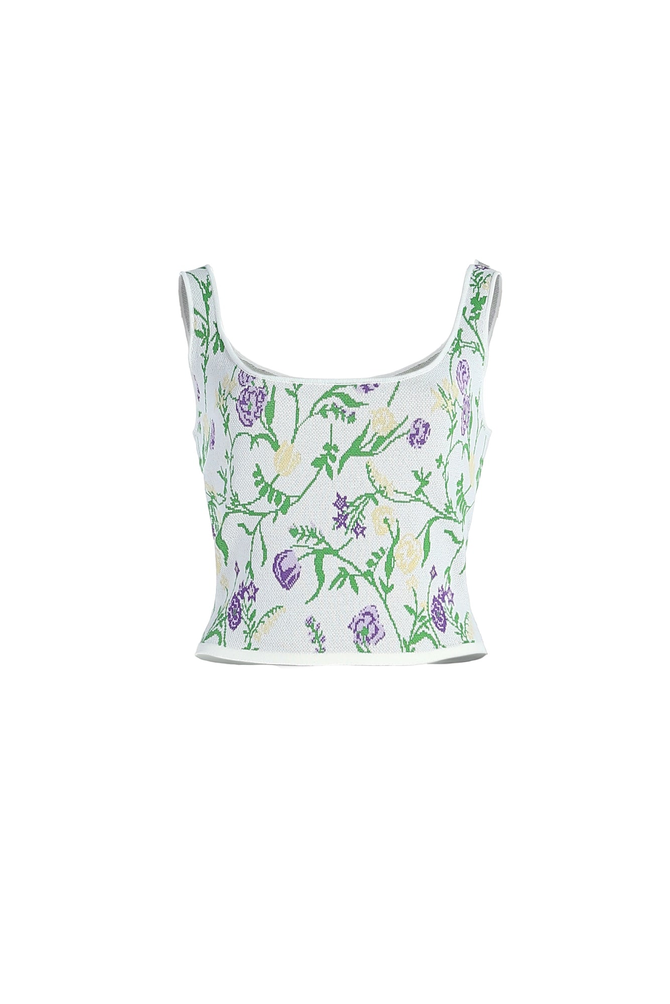 Cropped Jacquard Top - Femi9 EG