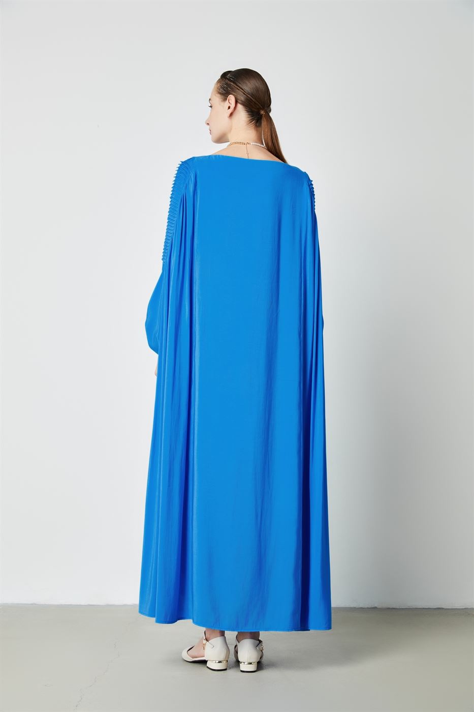 Pleated Shoulder Kaftan - Femi9 EG