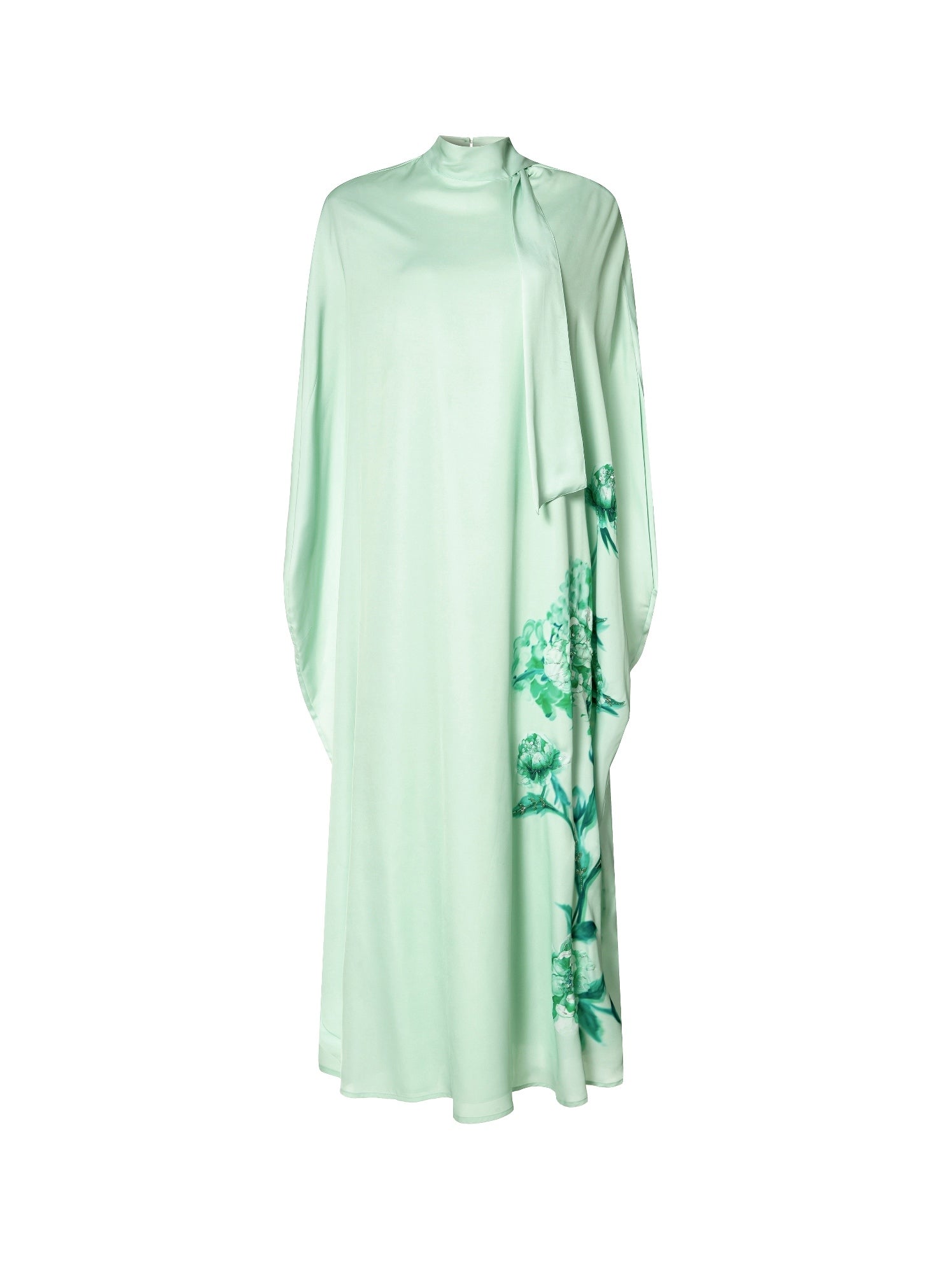 High Collar Crepe Kaftan - Femi9 EG