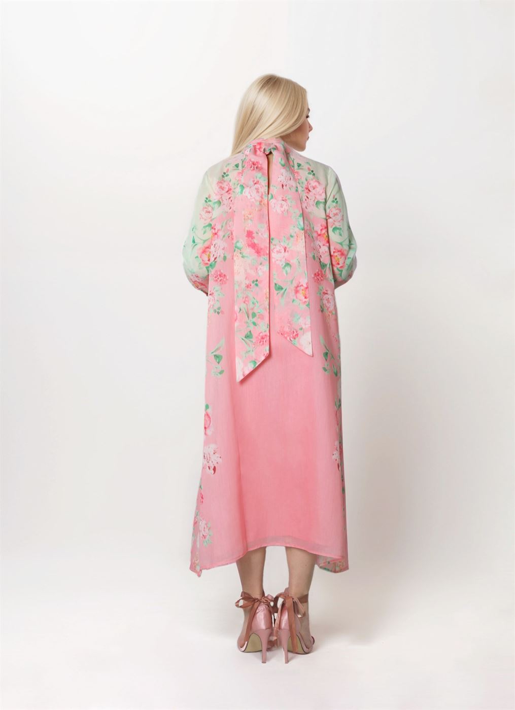 Printed Loose-Cut Kaftan - Femi9 EG