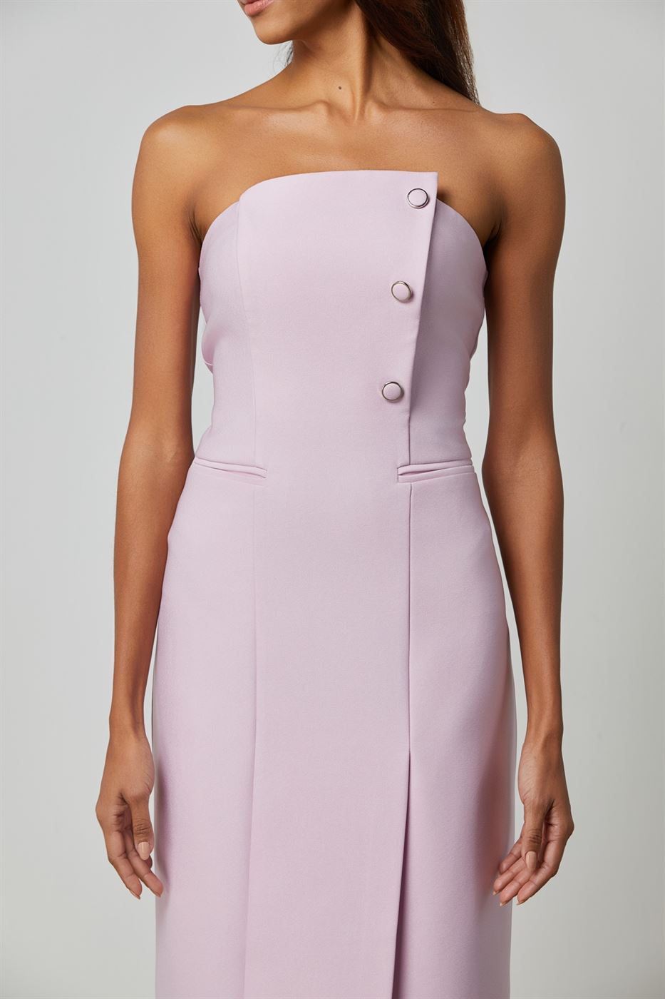Tailored Off Shoulder Dress - Femi9 EG