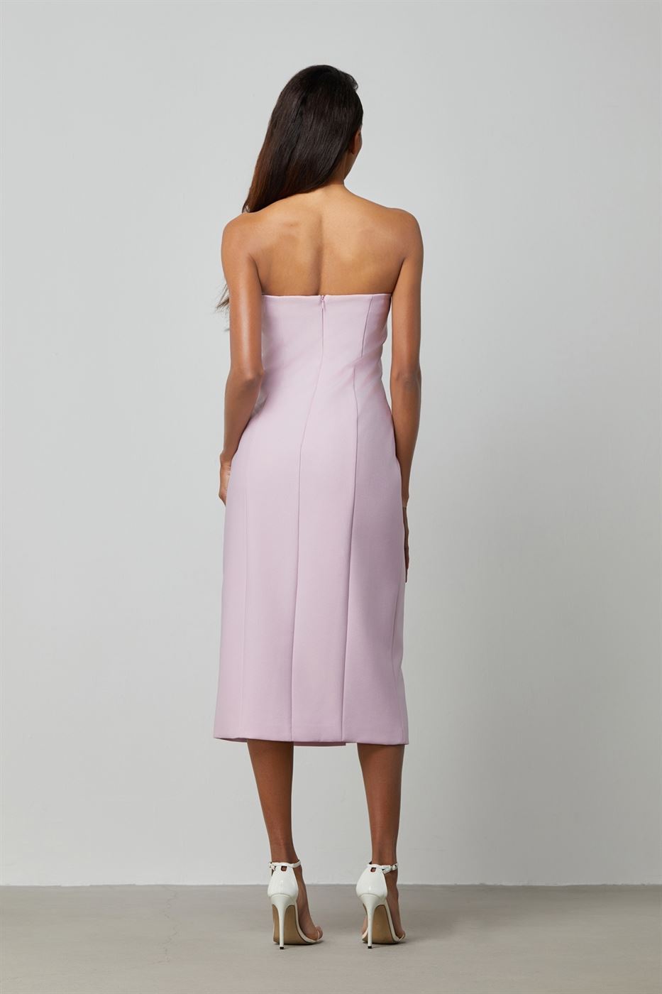 Tailored Off Shoulder Dress - Femi9 EG