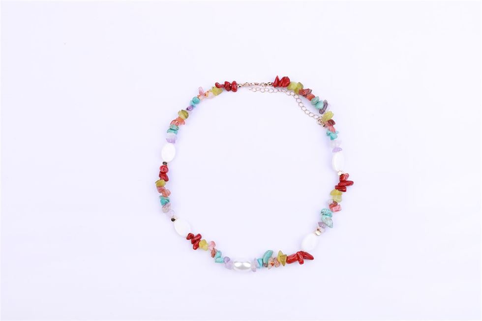 Multi Colour Stones Necklace - Femi9 EG