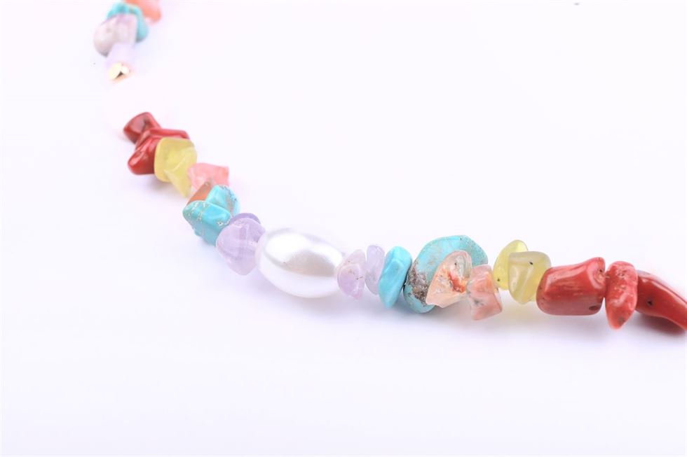 Multi Colour Stones Necklace - Femi9 EG