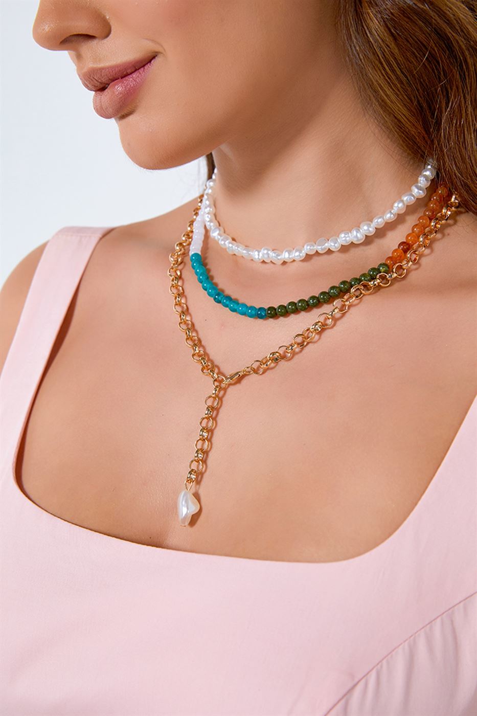 Multi Layer Necklace - Femi9 EG