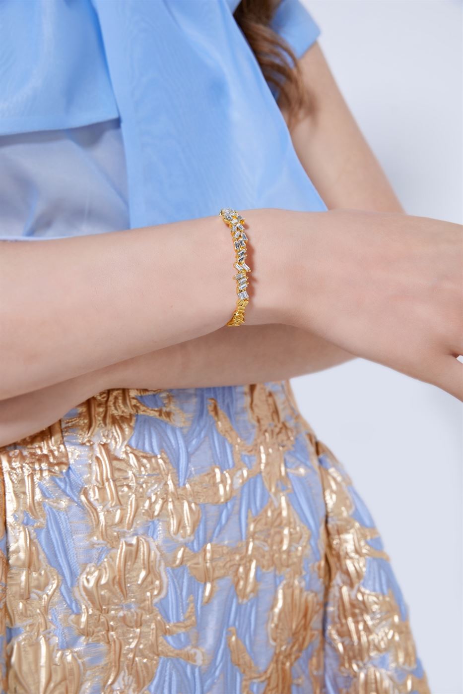 Gold Crystel Bracelet - Femi9 EG