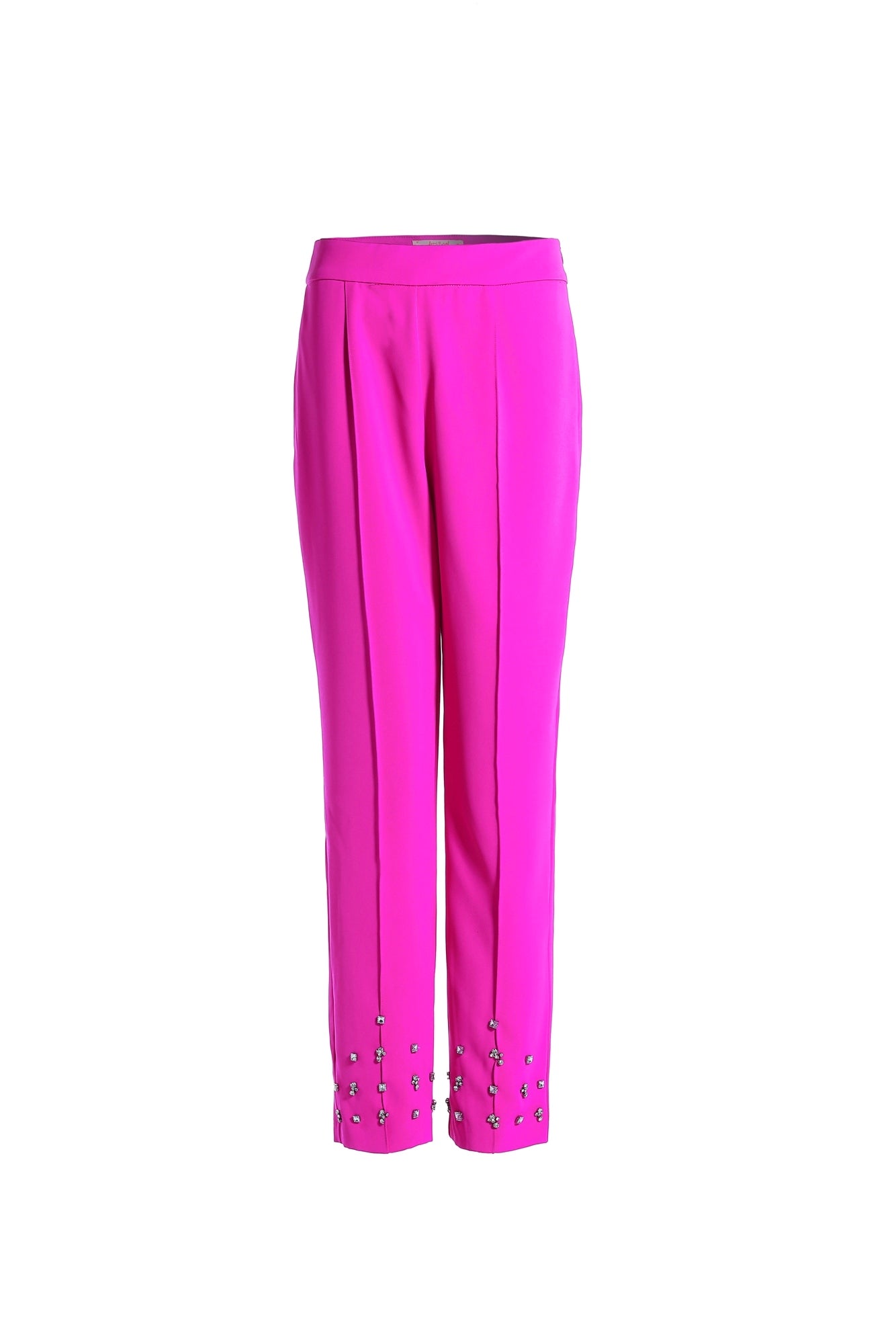Embellished Straight Pants - Femi9 EG