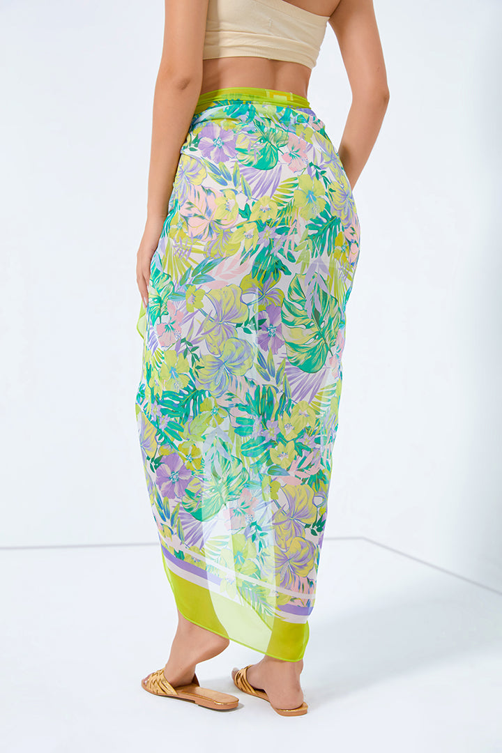 Floral Print Cover Up - Femi9 EG