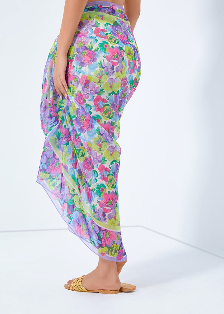 Floral Print Cover Up - Femi9 EG