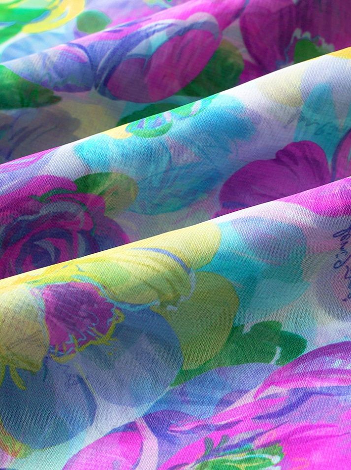 Floral Print Cover Up - Femi9 EG