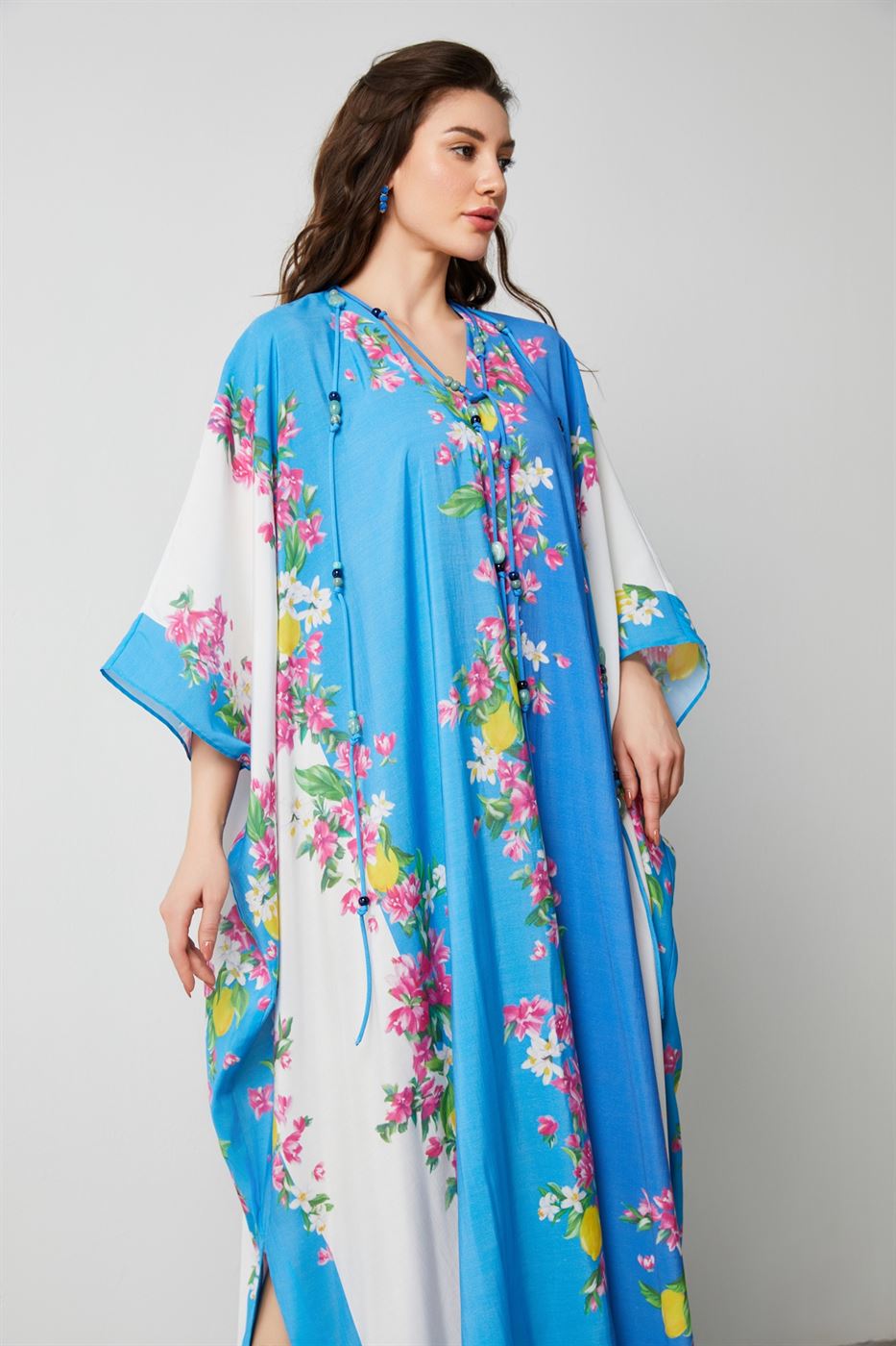 Floral Prints Kaftan - Femi9 EG