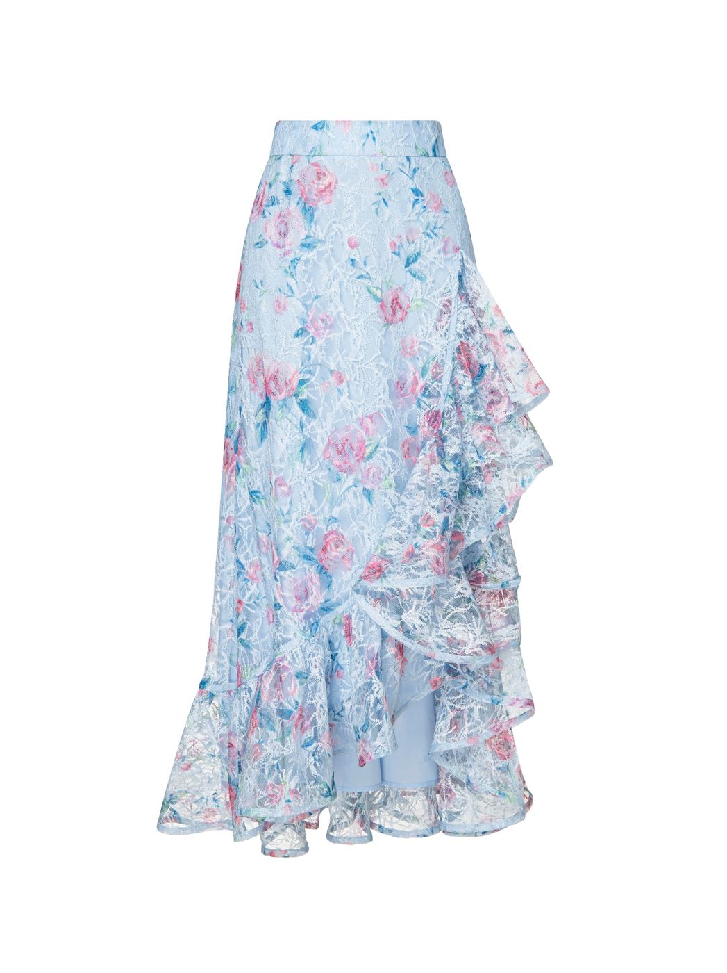 Ruffled Floral Skirt - Femi9 EG