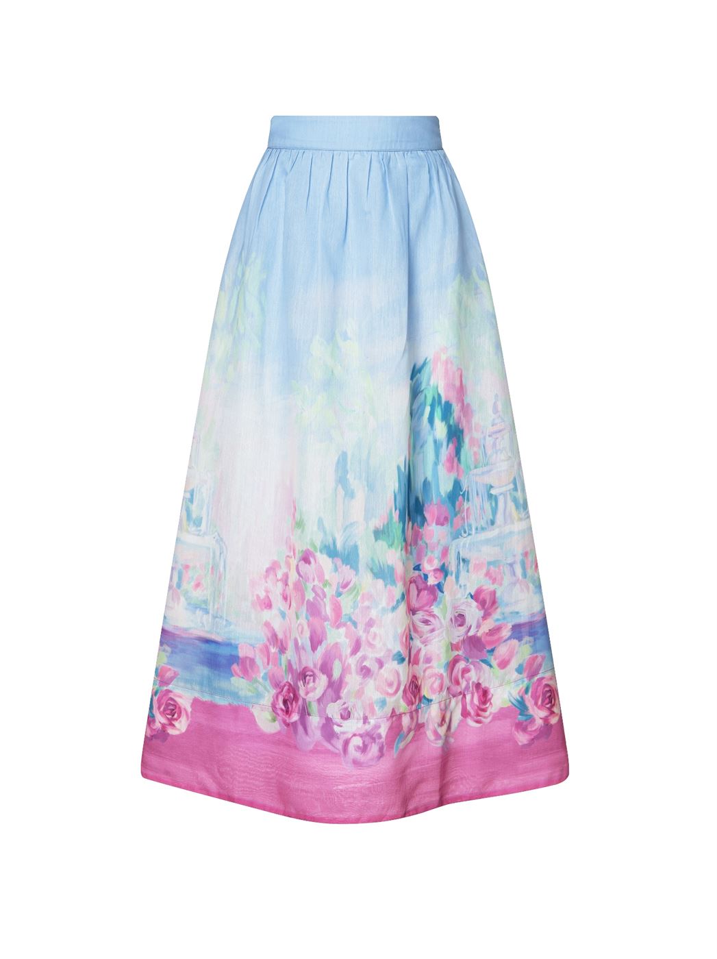 Printed A-Line Skirt - Femi9 EG