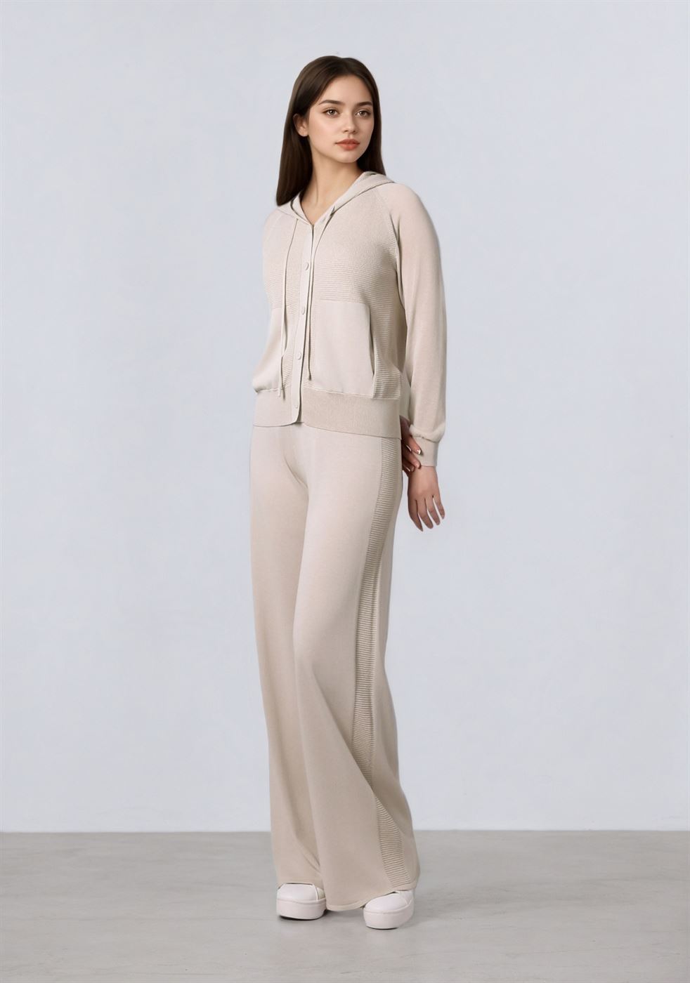 Beaded Culotte Pants - Femi9 EG