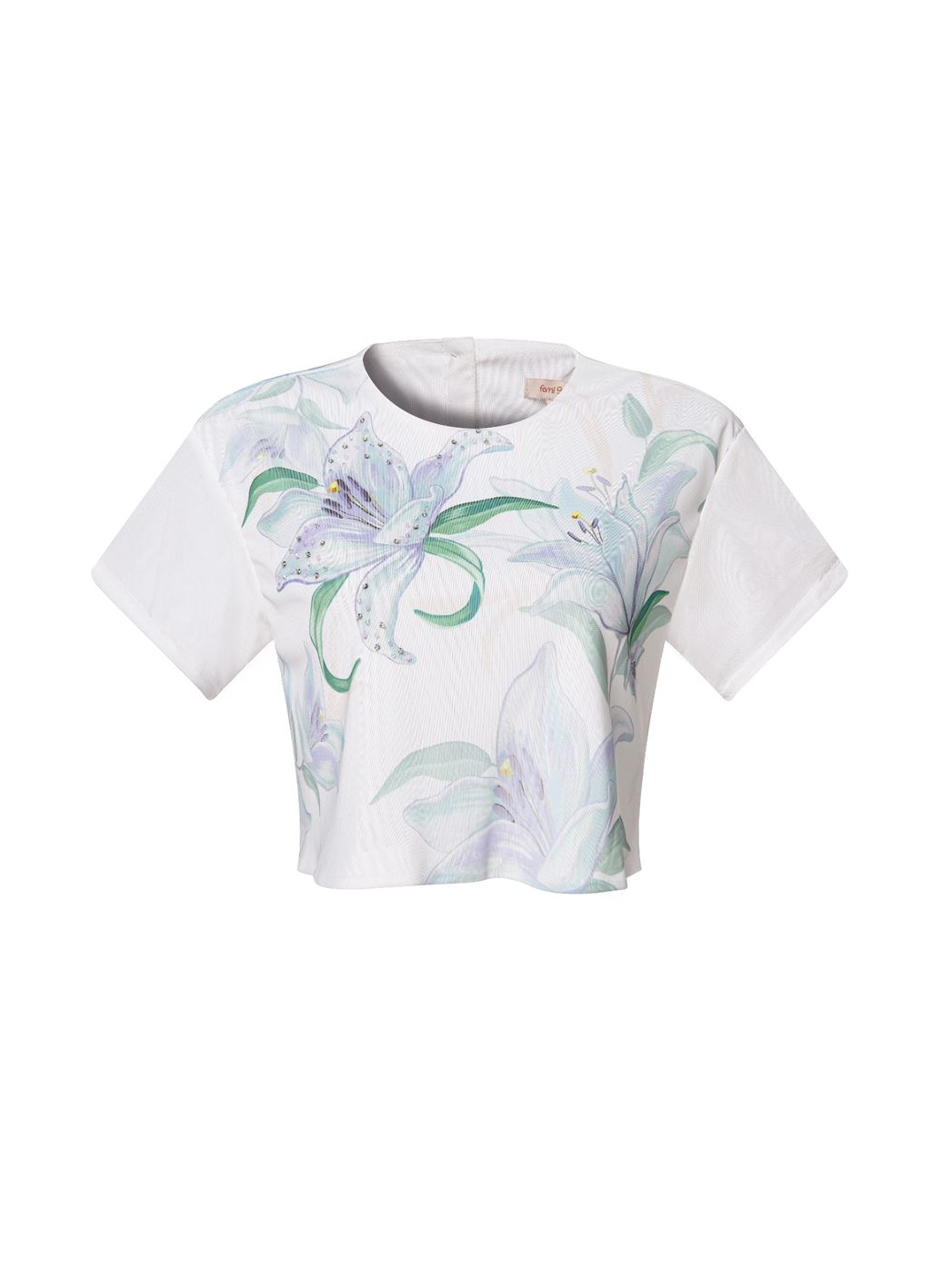 Printed Crop Tee - Femi9 EG