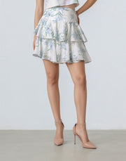 Ruffled High-Waist Mini Skirt - Femi9 EG
