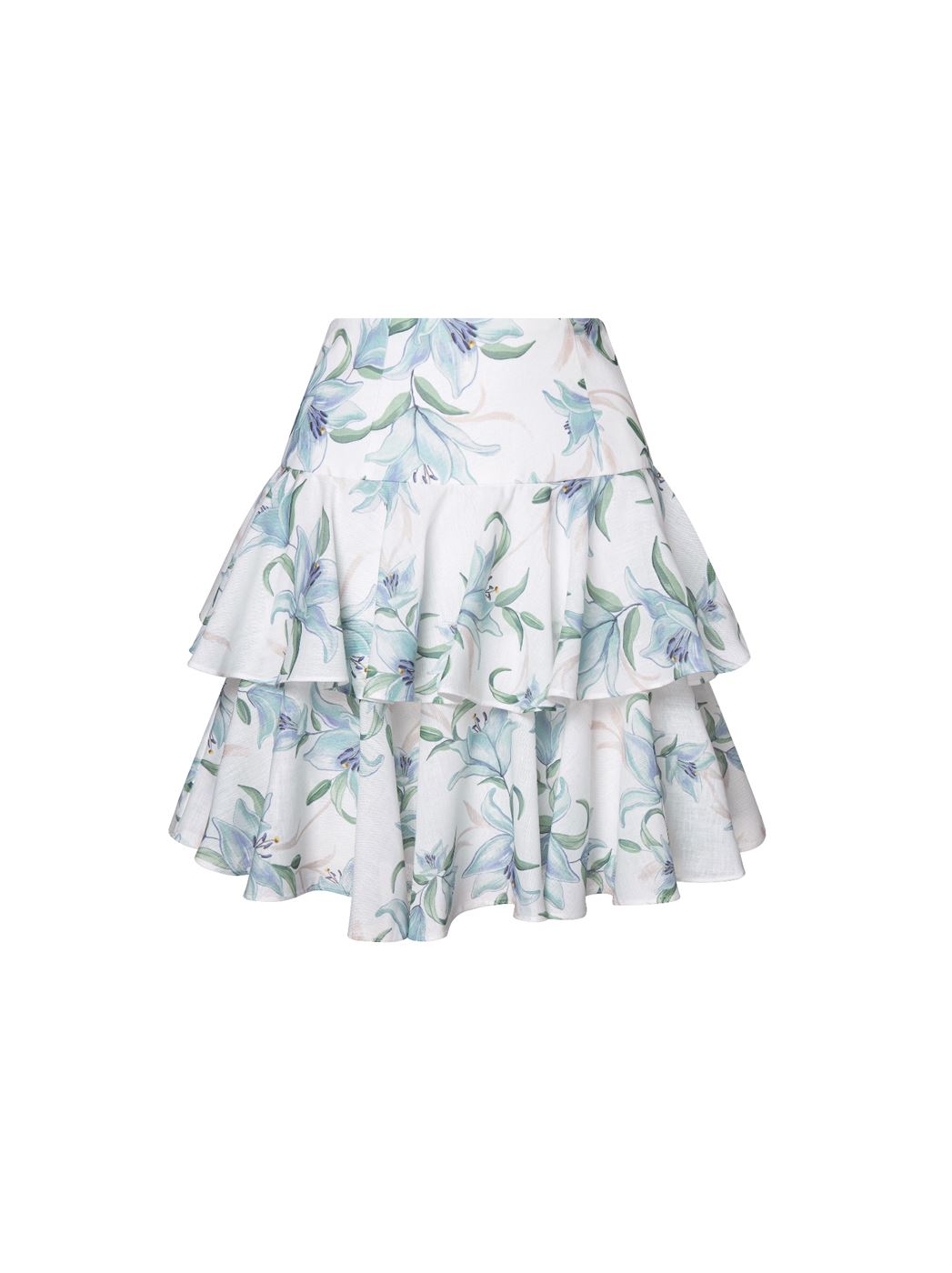 Ruffled High-Waist Mini Skirt - Femi9 EG