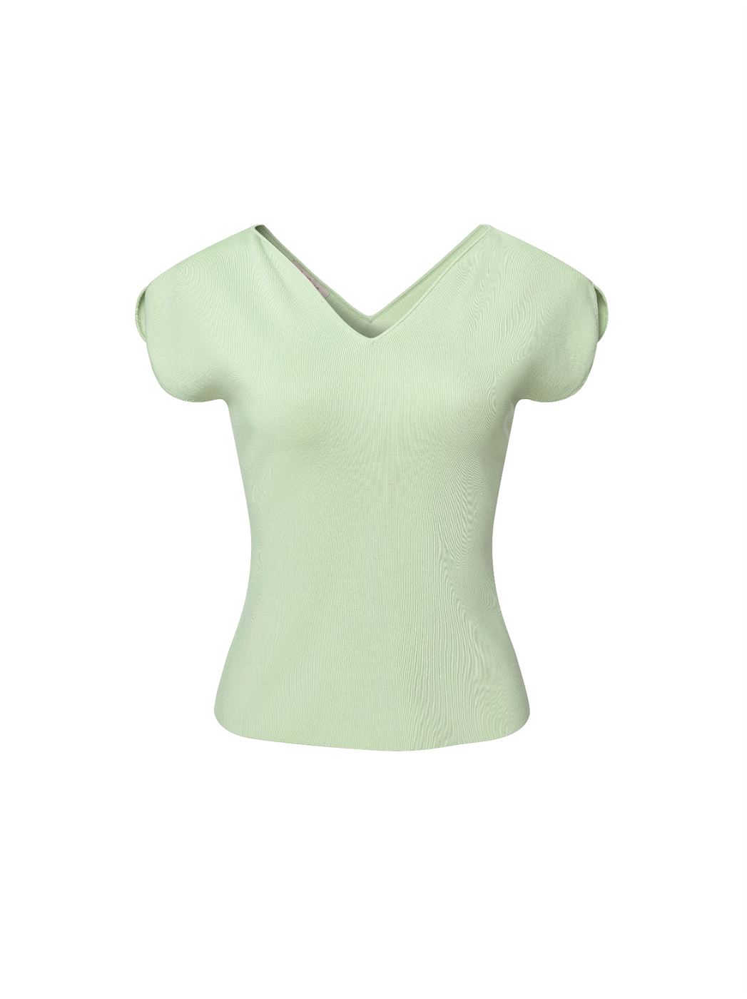 V-Neck Knit Top - Femi9 EG