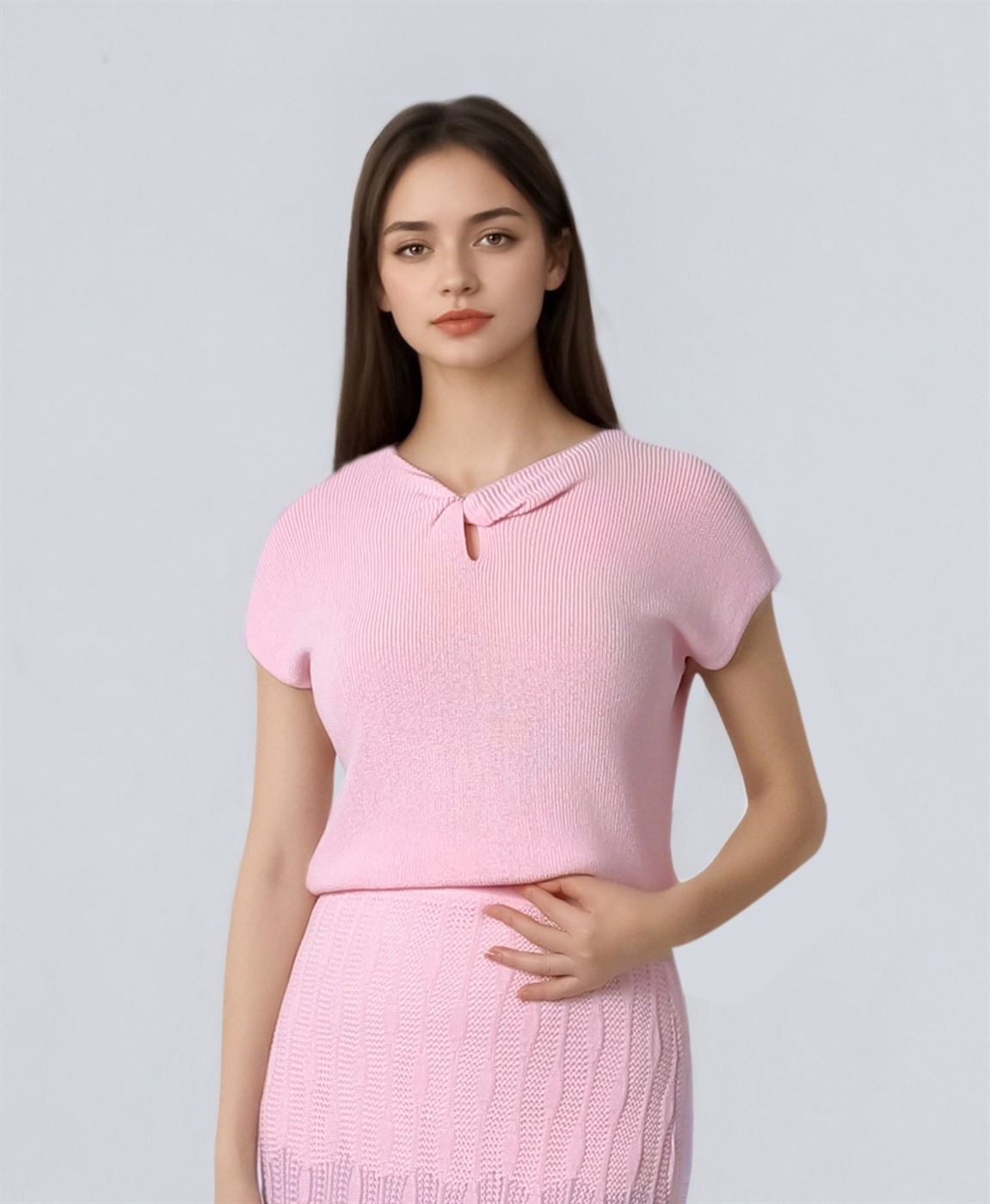 Twist Front Relaxed Top - Femi9 EG