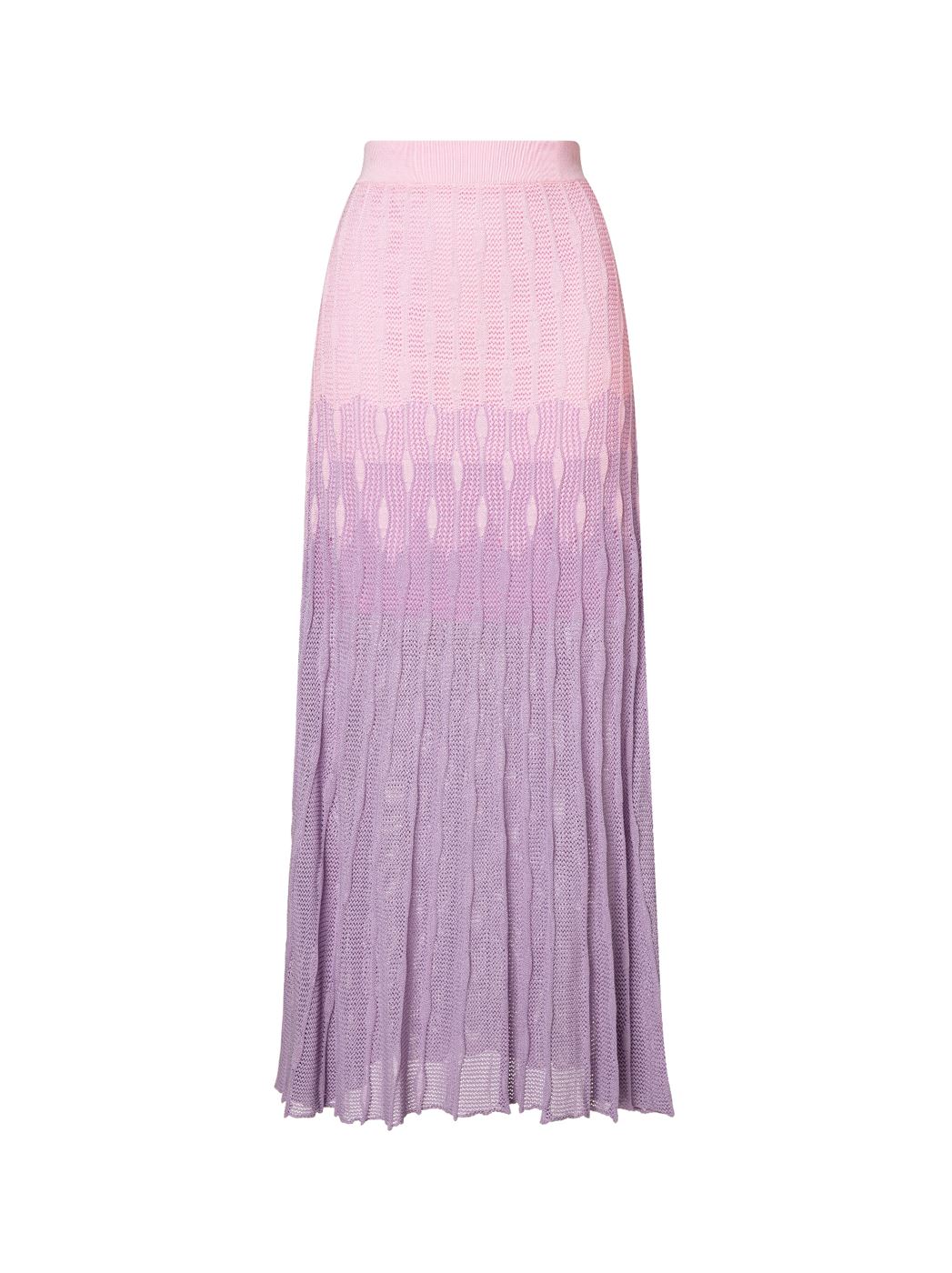 Ombre Pleated A-Line Skirt - Femi9 EG