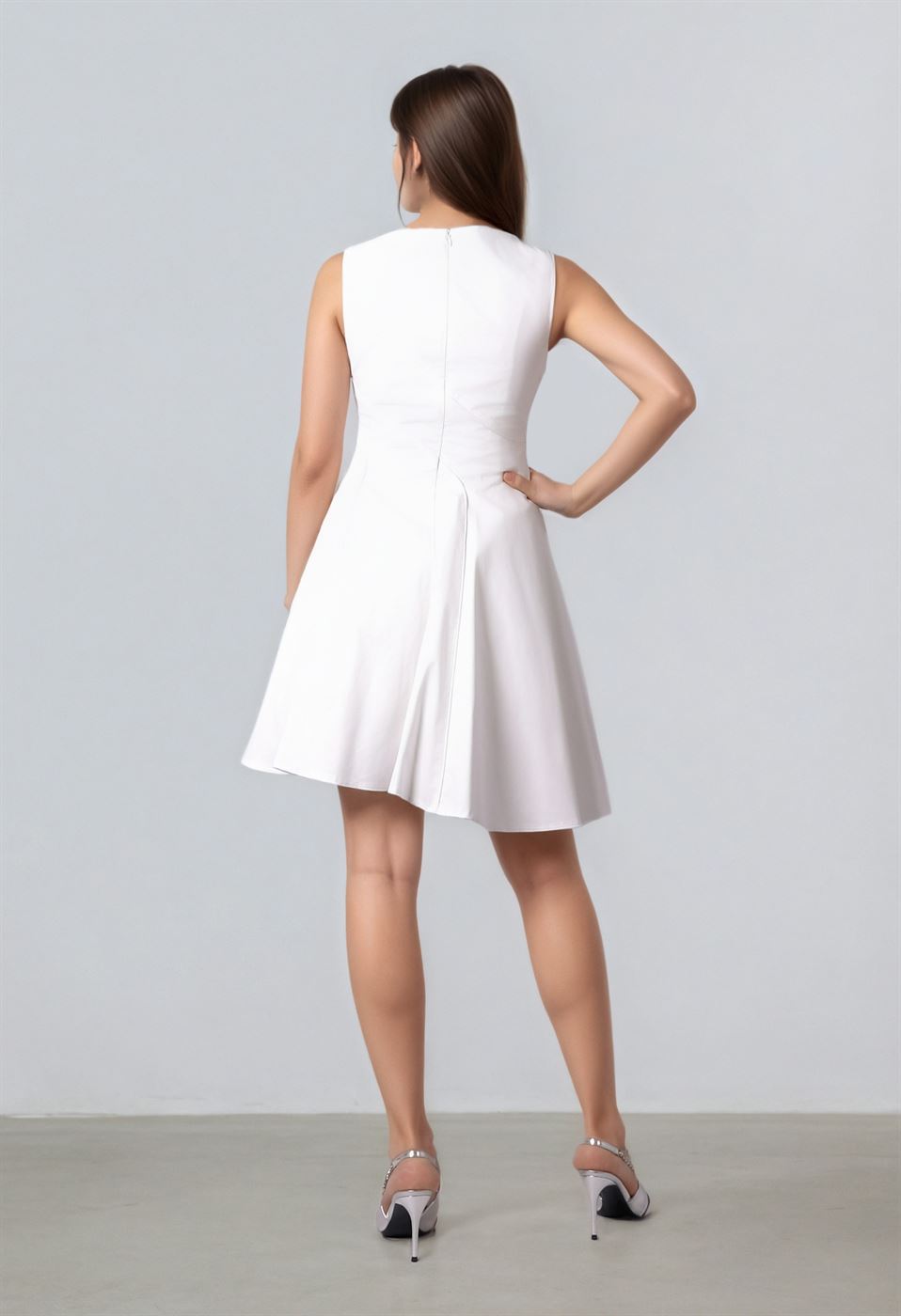 Asymmetrical Hem Dress - Femi9 EG