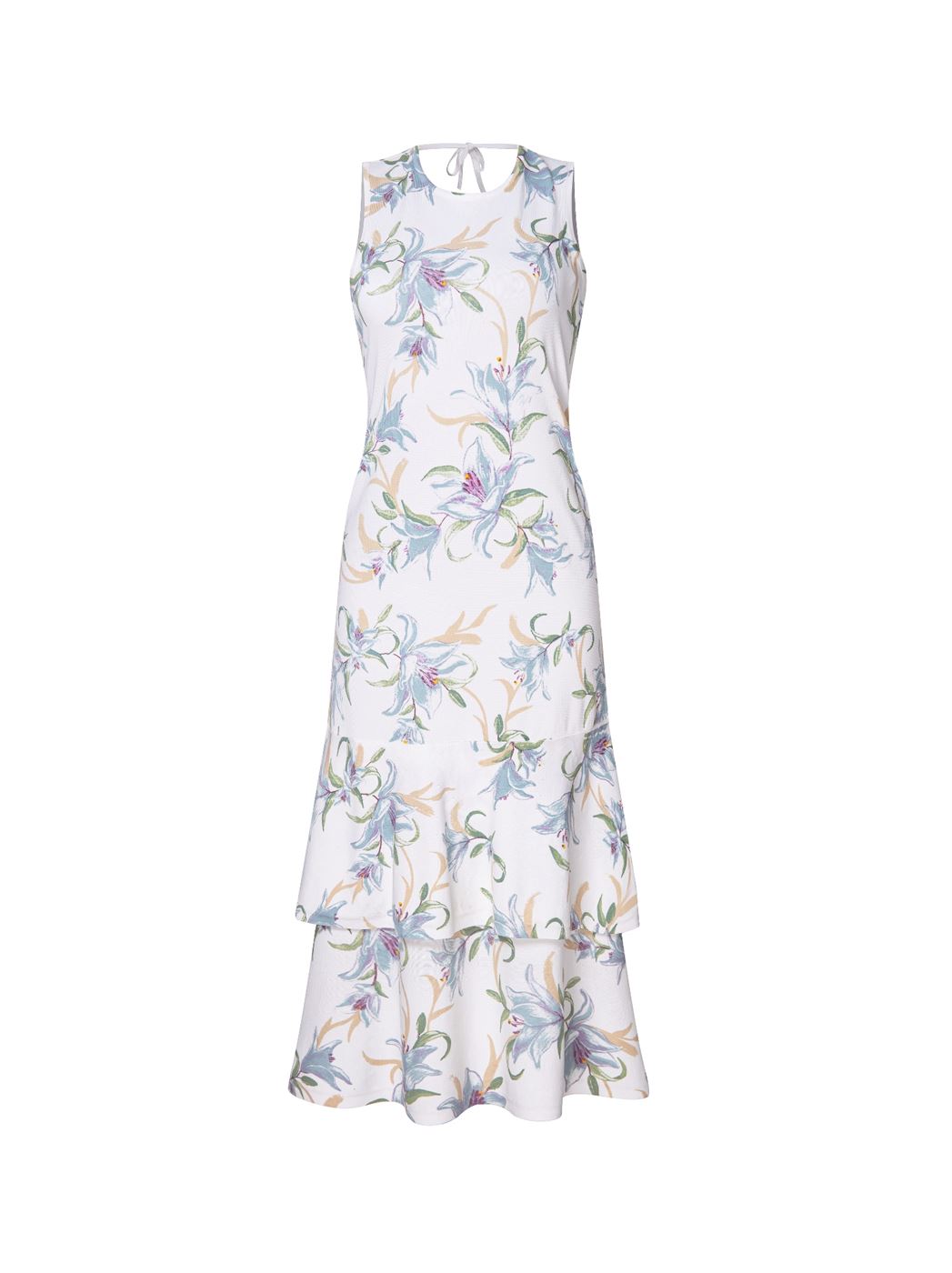 Tiered Hem Knit Dress - Femi9 EG