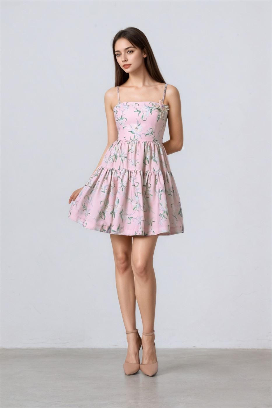 Floral Mini Dress - Femi9 EG