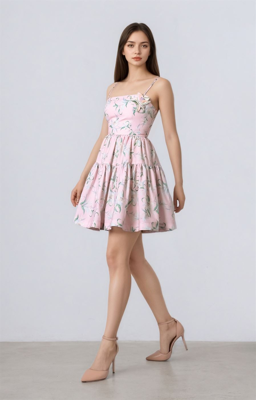 Floral Mini Dress - Femi9 EG