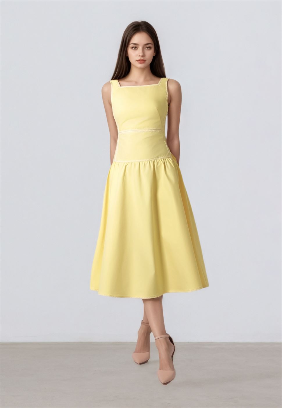 Beading Details Dress