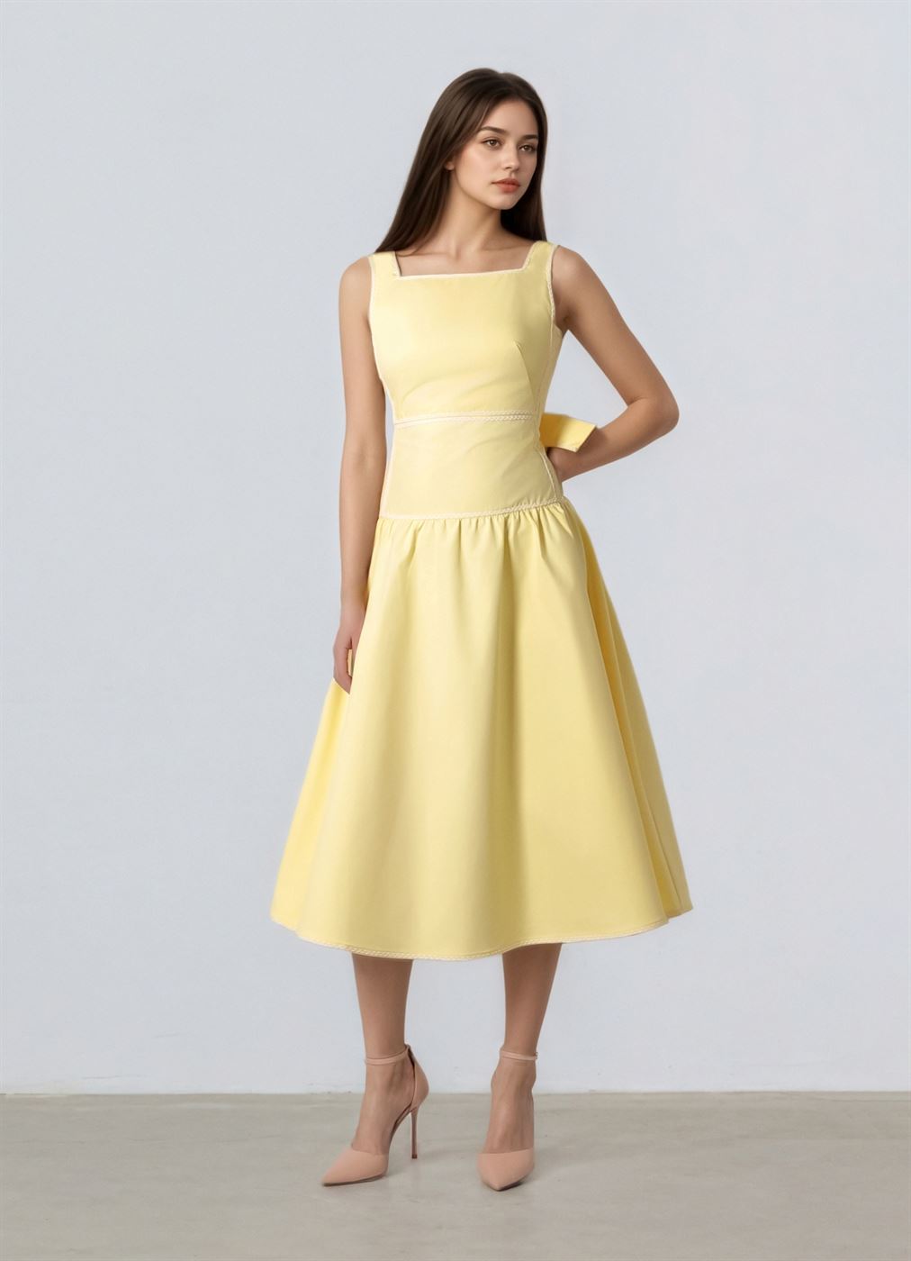 Beading Details Dress - Femi9 EG