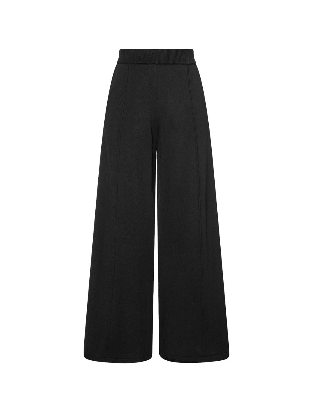 Wide Leg Knit Pants - Femi9 EG