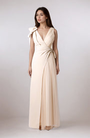 Bow-Tie Shoulder Dress - Femi9 EG