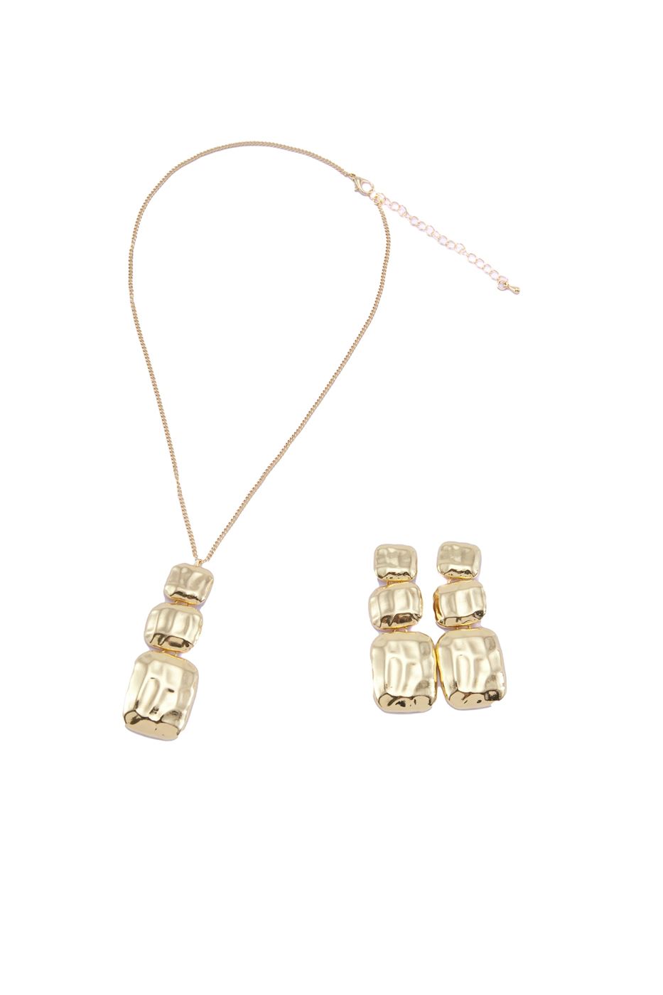 Textured Gold-Tone Set - Femi9 EG