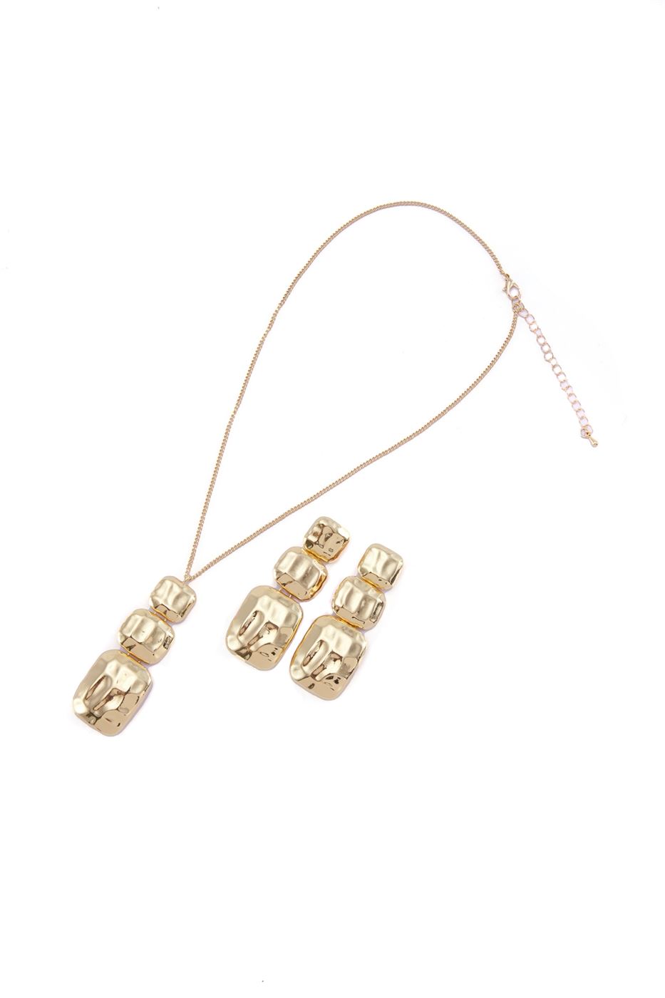 Textured Gold-Tone Set - Femi9 EG