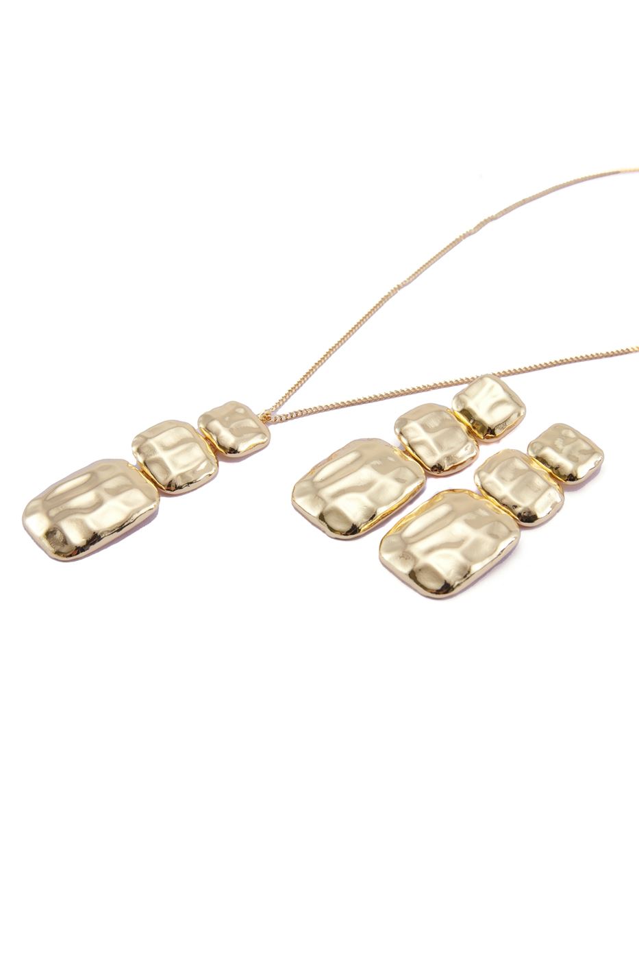 Textured Gold-Tone Set - Femi9 EG