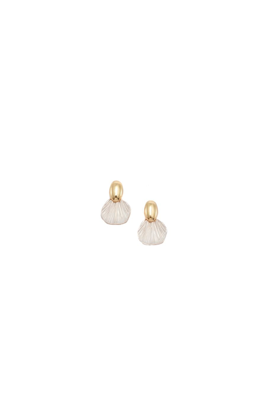 Textured Double Drop Earrings - Femi9 EG