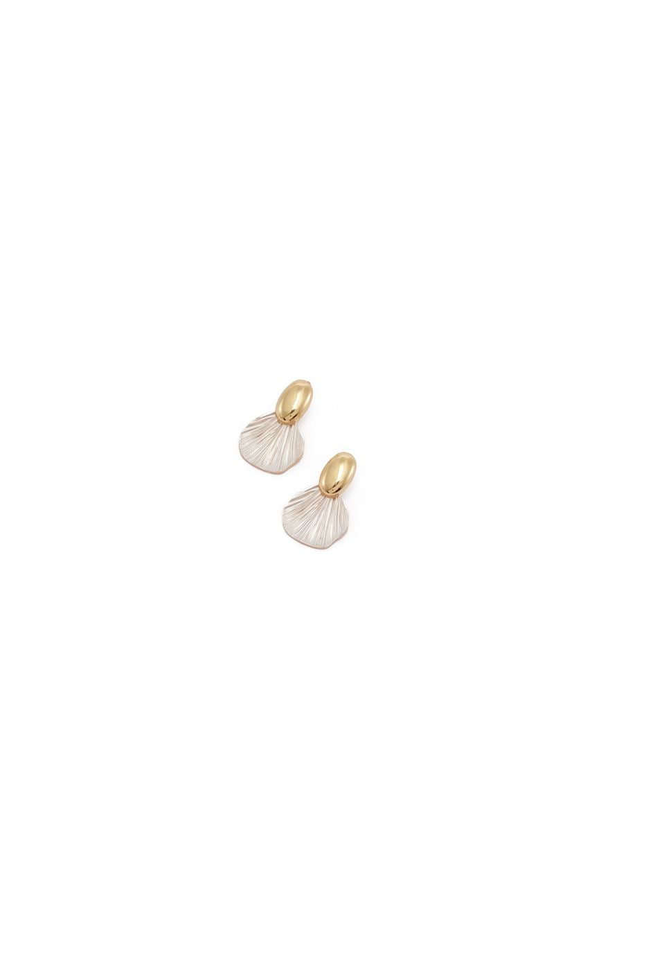 Textured Double Drop Earrings - Femi9 EG