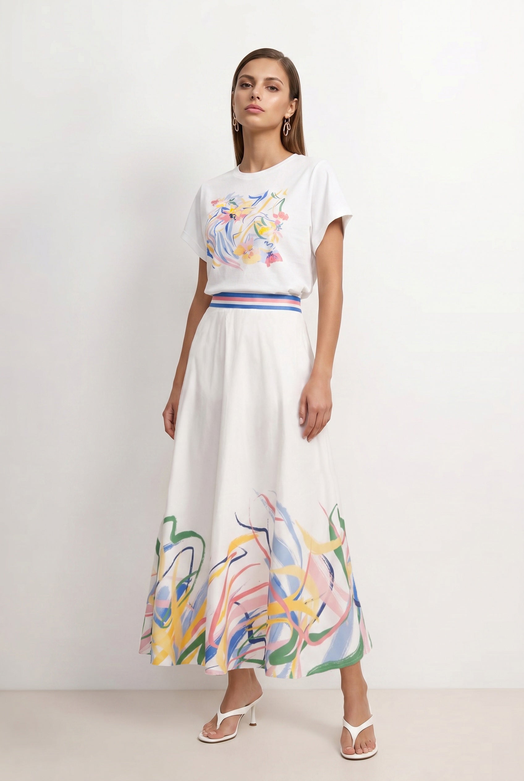 Printed Cotton Skirt