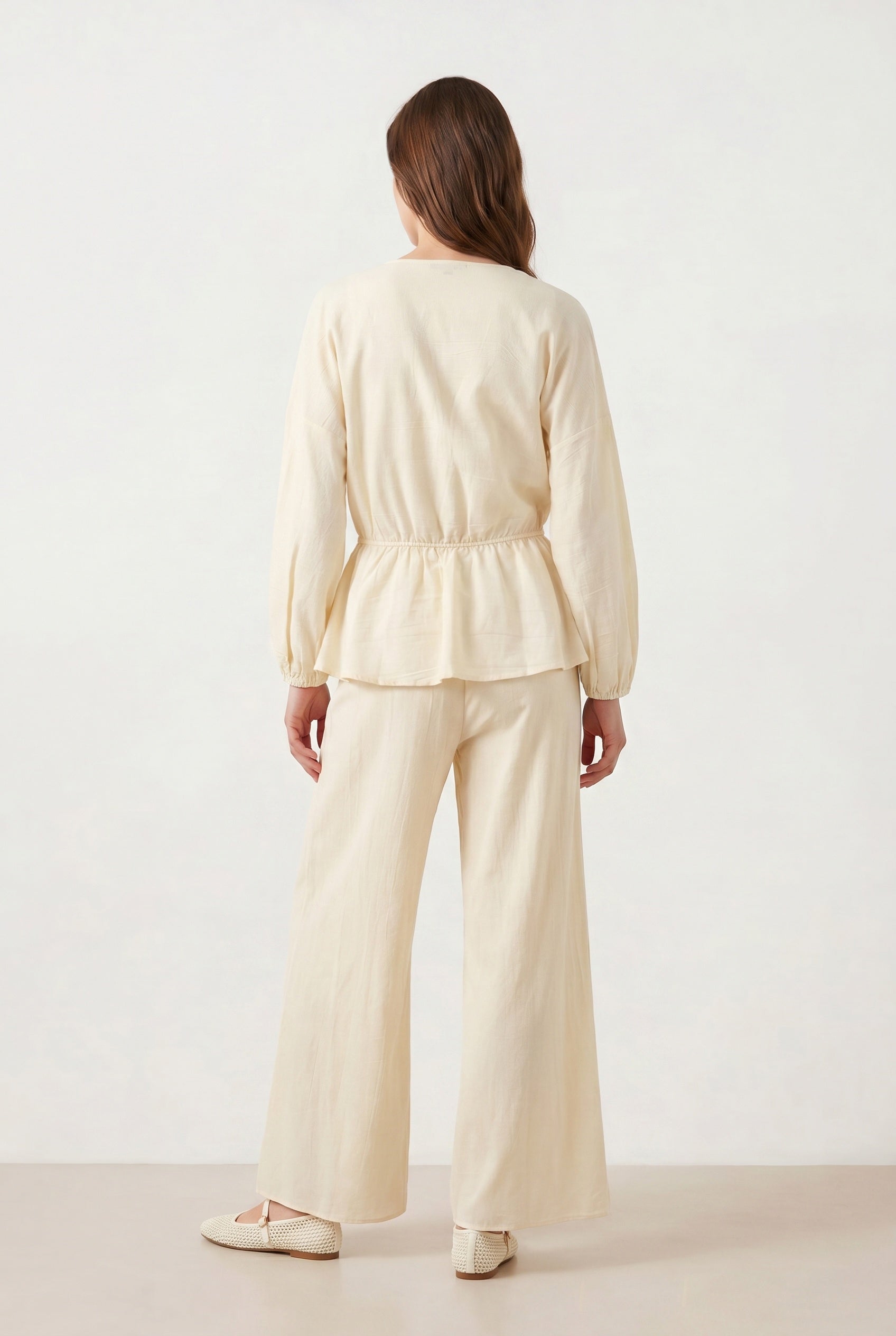 Cream Cotton Top