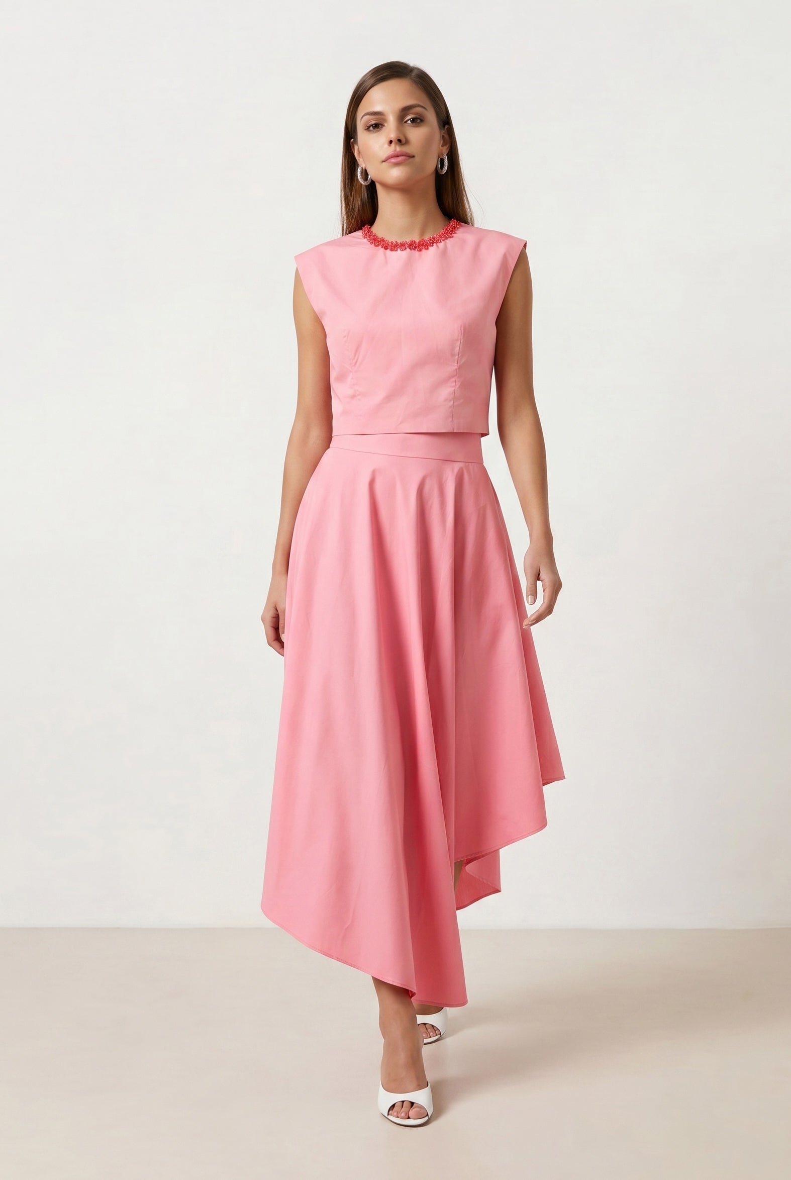 Pink Cotton Skirt