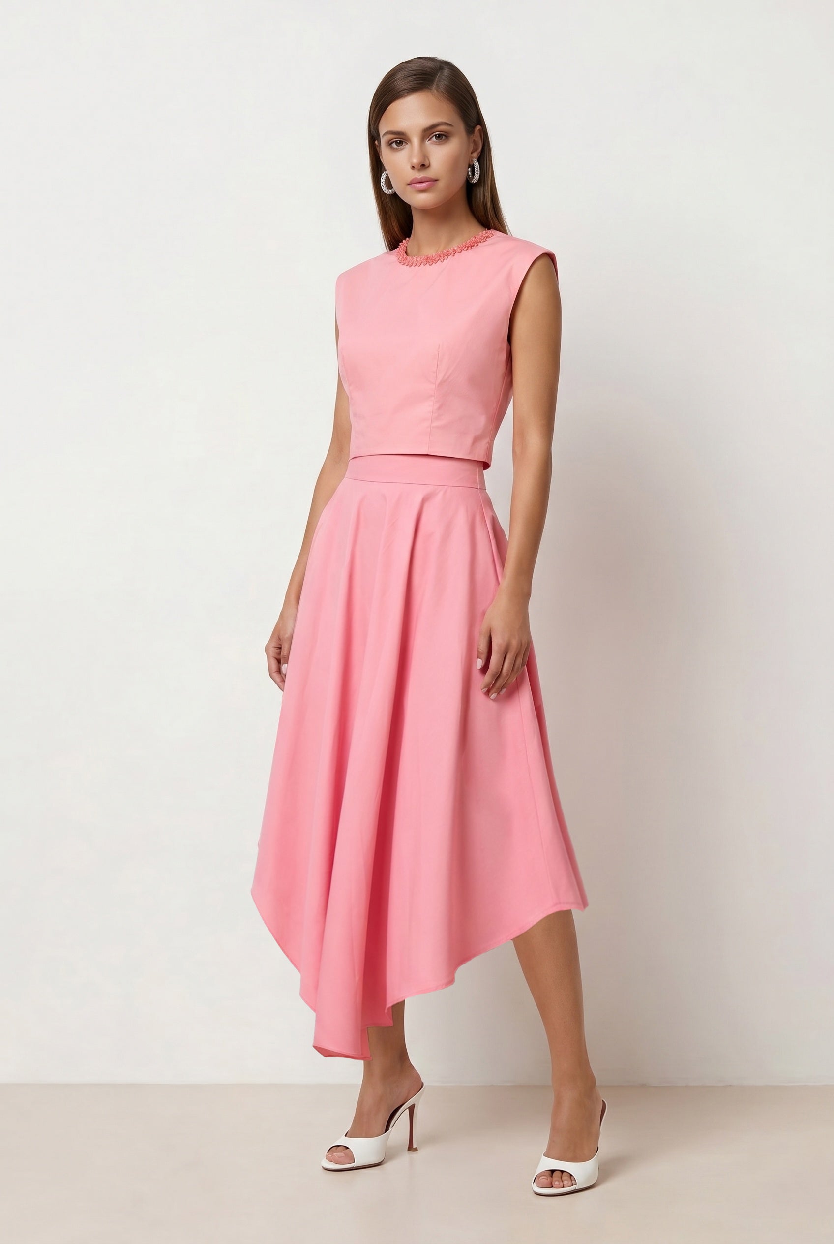 Pink Cotton Skirt