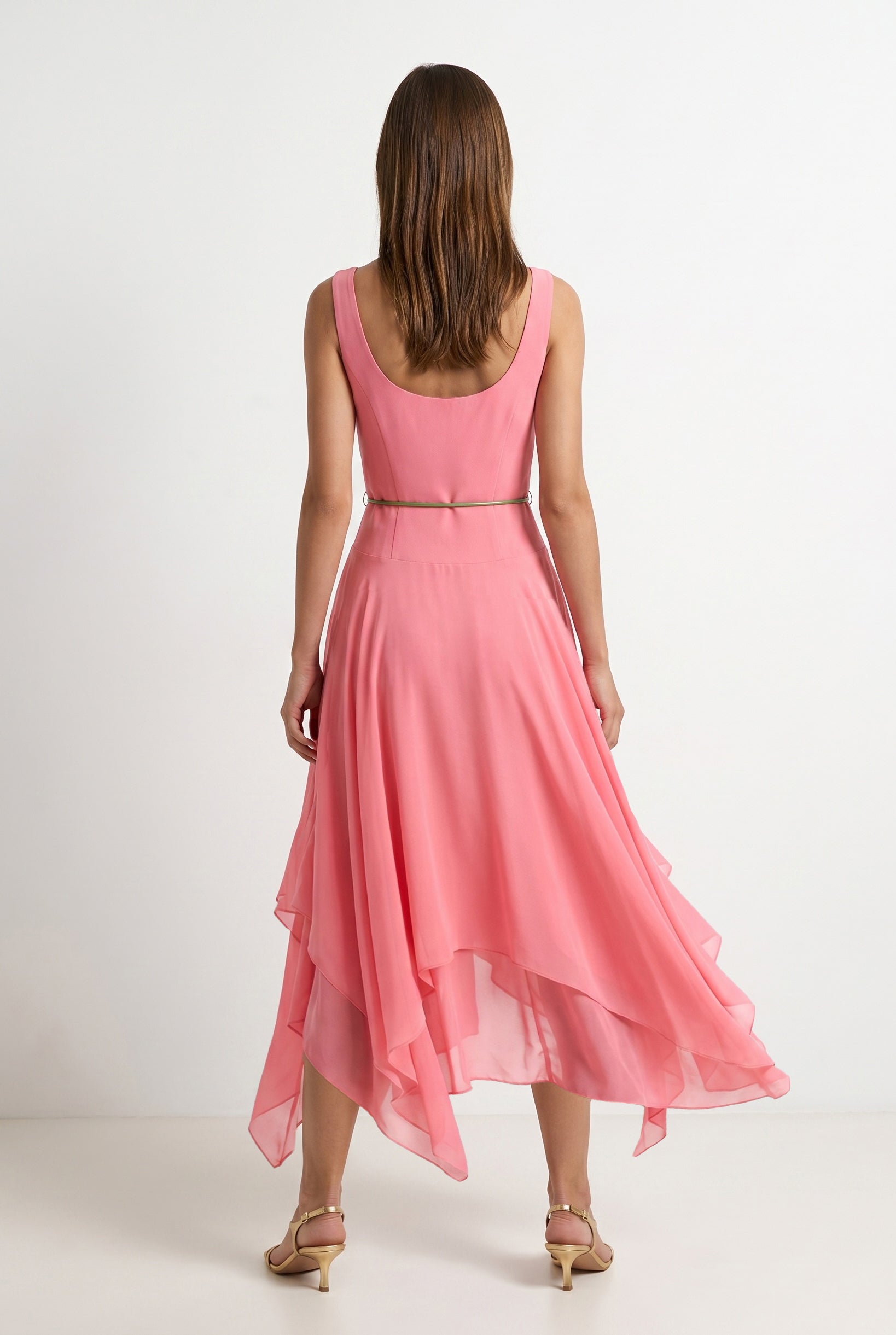 Pink Chiffon Dress