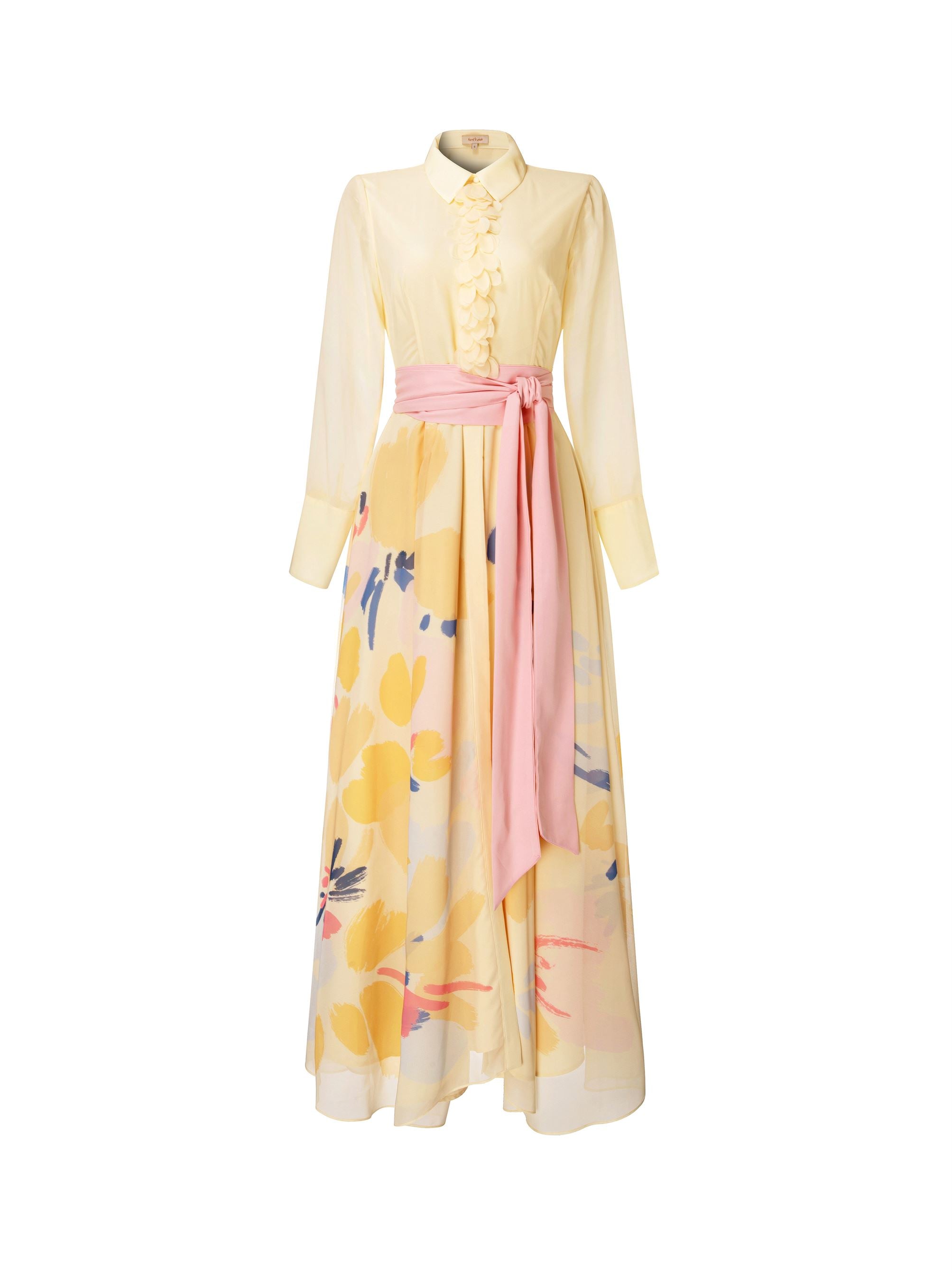 Printed Chiffon Dress