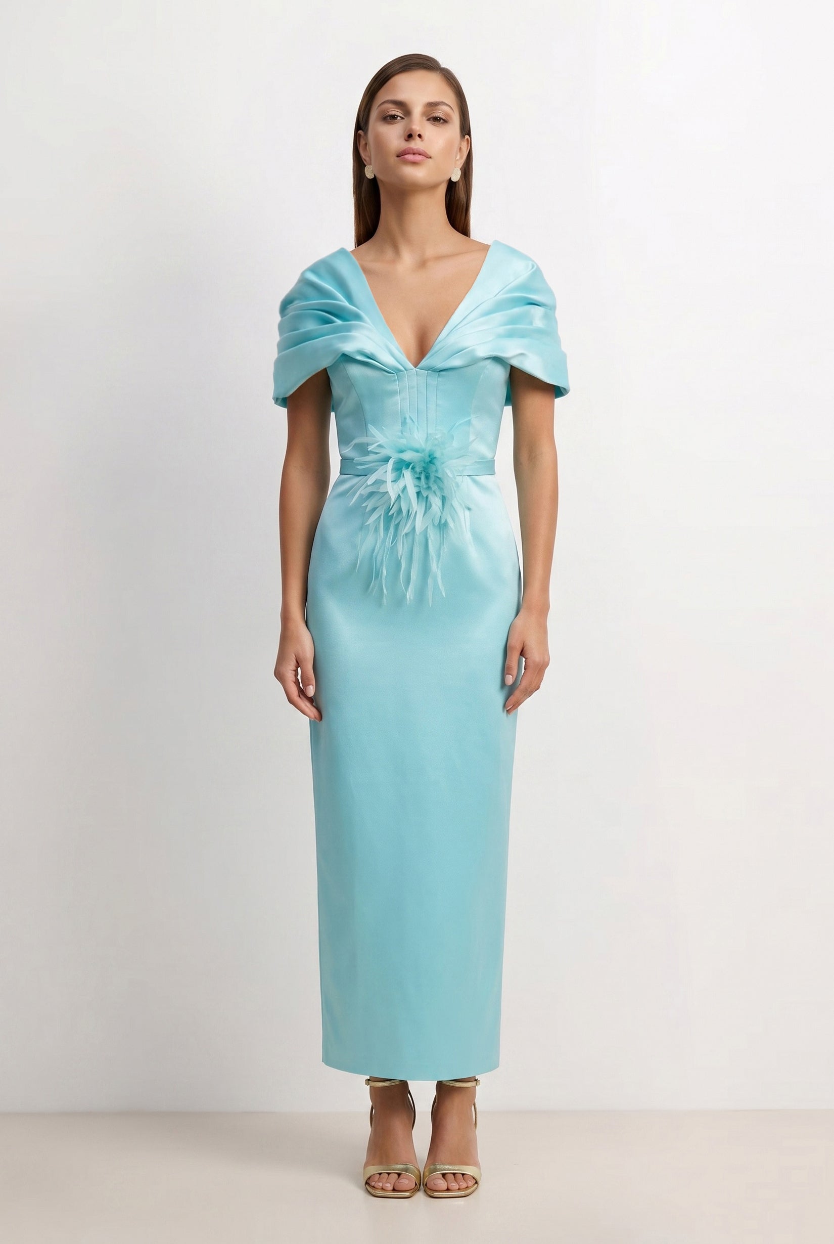 femi9 blue dress Sky Length Dress is elevated Color:Blue* MARCHBOGO Spooktacular Creations Halloween Women