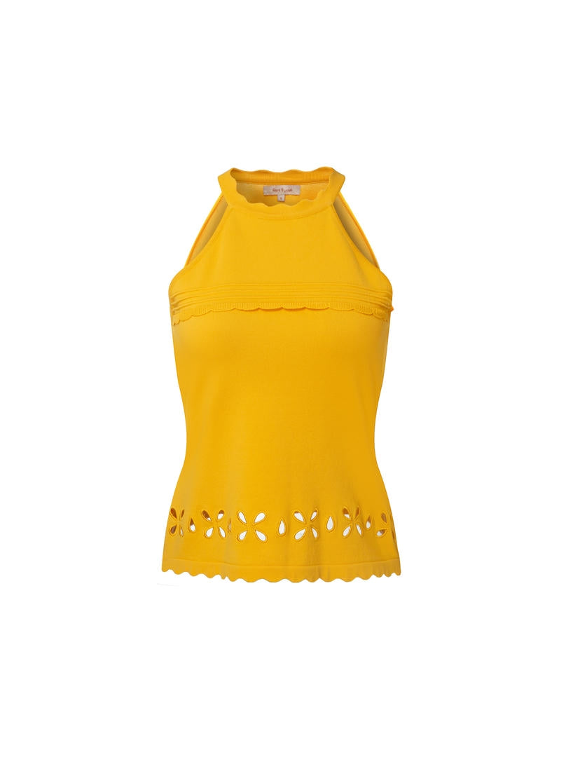 Yellow Knit Top