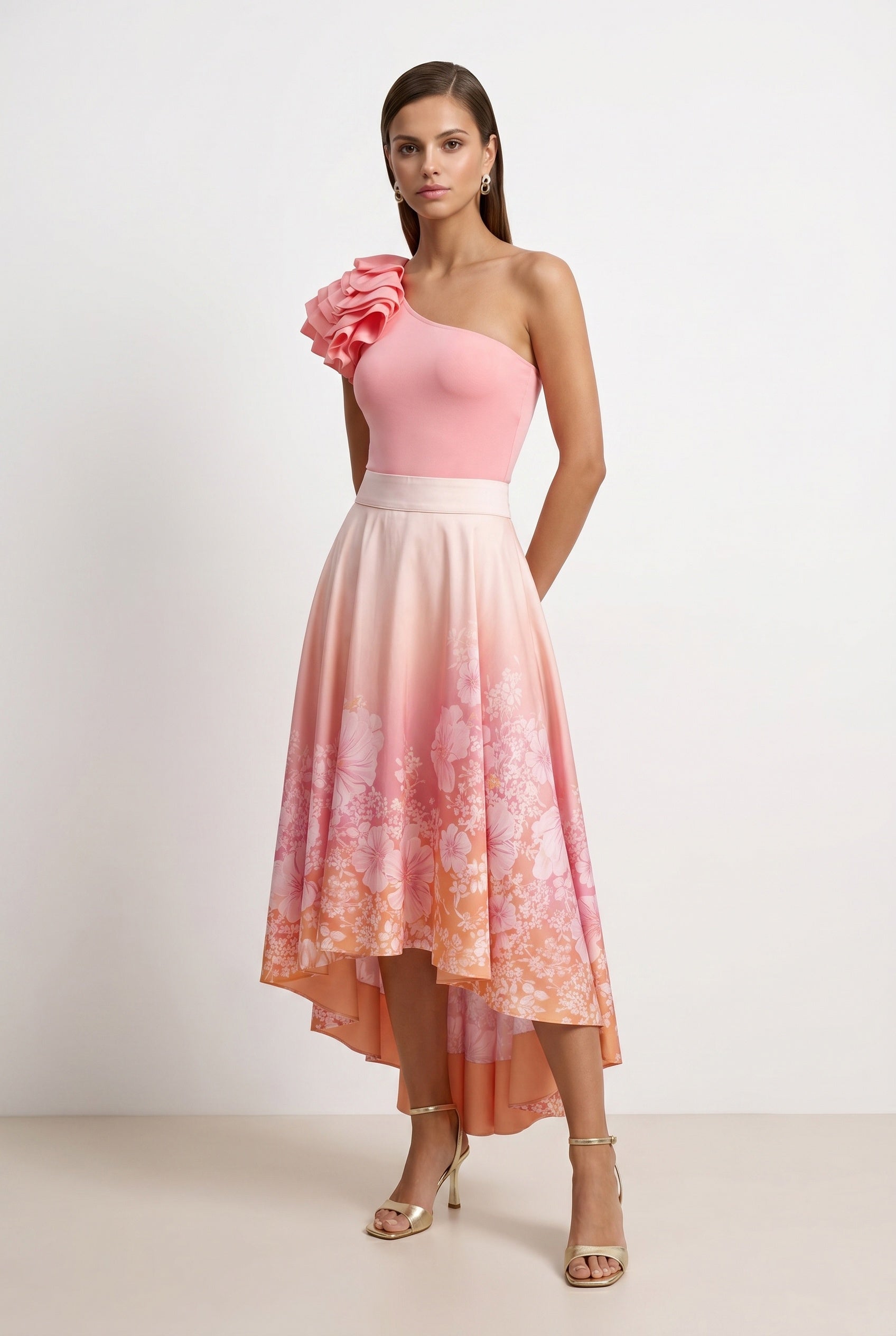 Printed Tencel Skirt