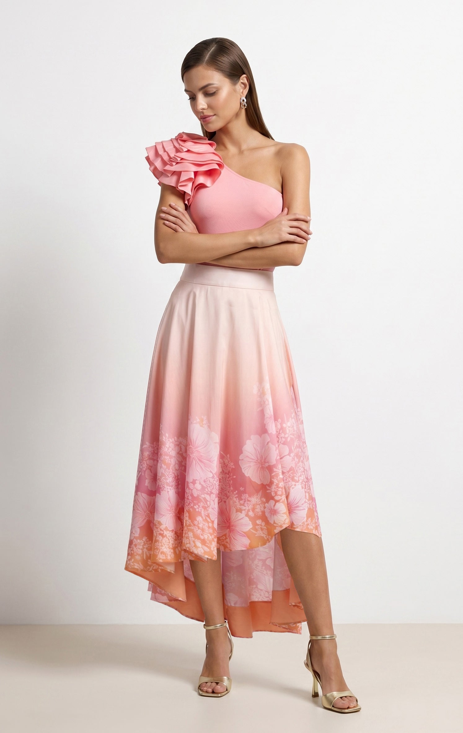 Printed Tencel Skirt