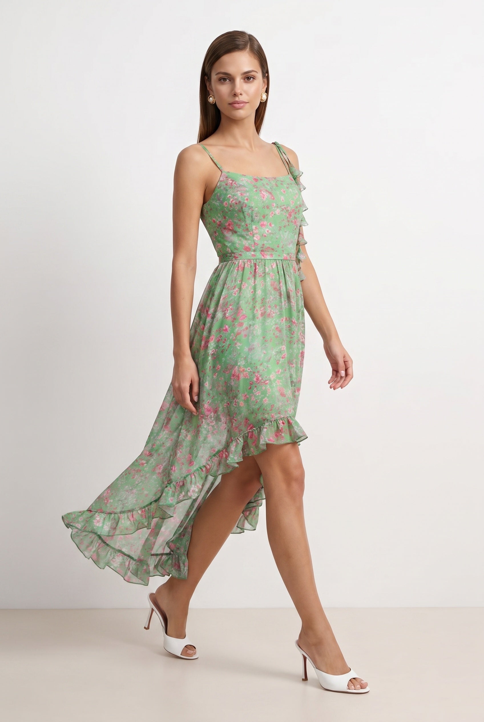 Floral Chiffon Dress